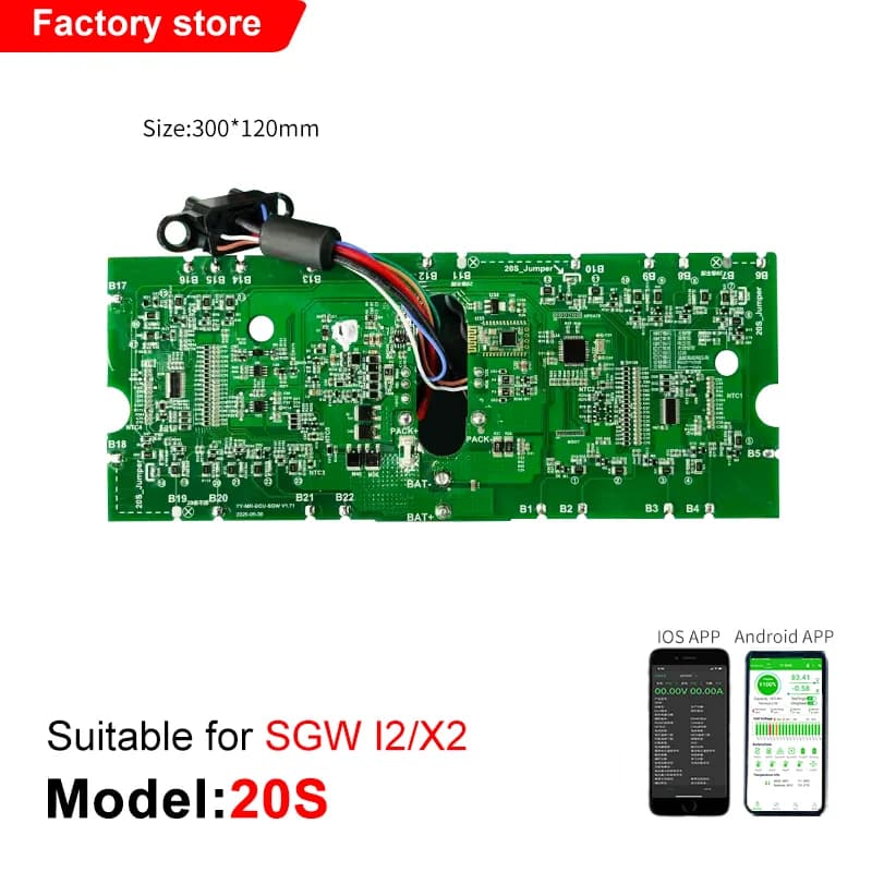 Carte de protection de batterie au lithium pour Segway SGW, Smart BMS 20S-23S, système de gestion de