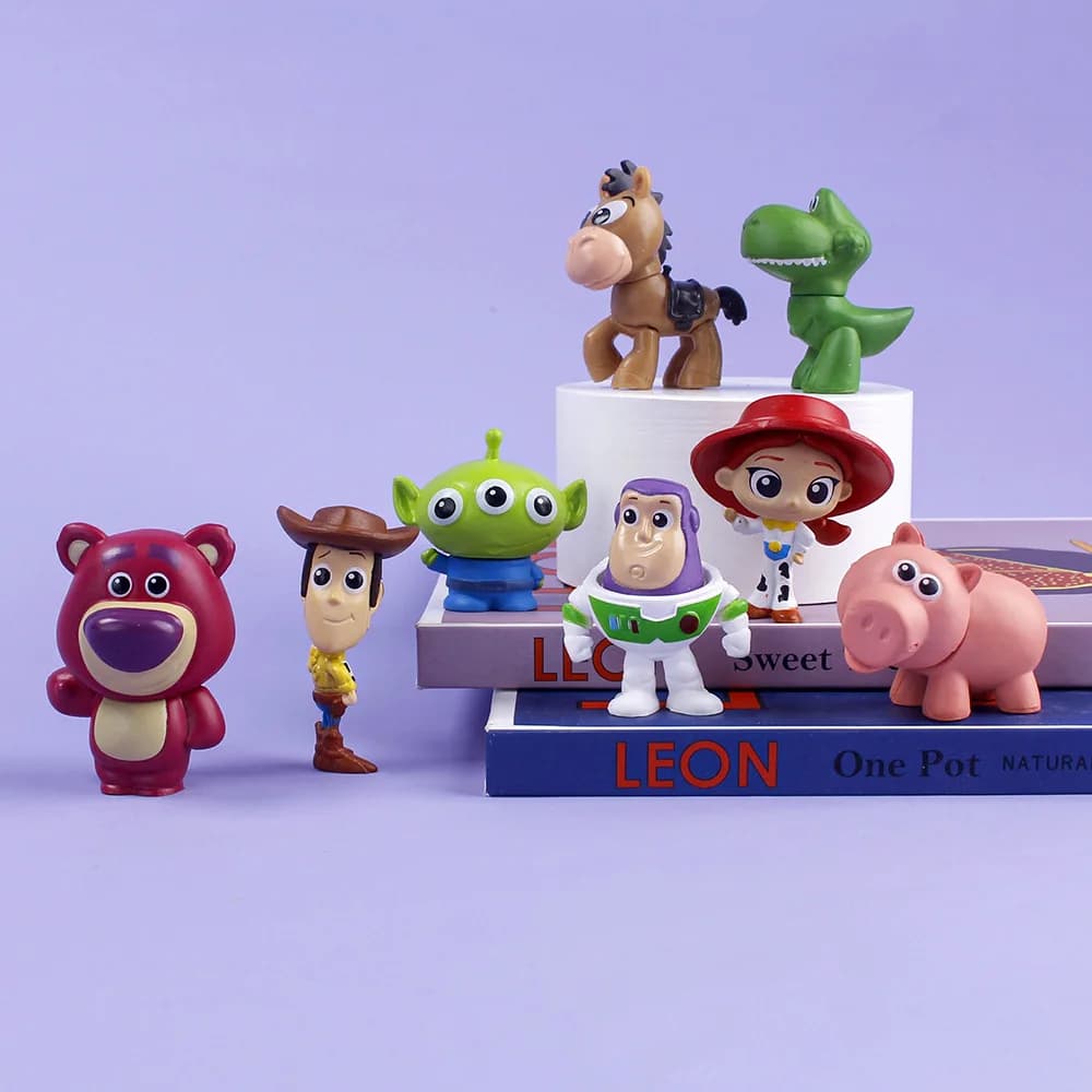 Figurine d'action Toy Story, 6 pièces, modèle de dessin animé, poupée, décoration de voiture, access