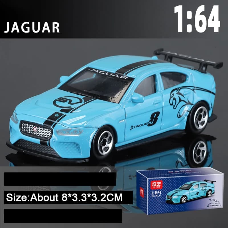 1:64 Jaguar XE SV projet 8 modèle de voiture de sport jouets en alliage moulé sous pression toboggan
