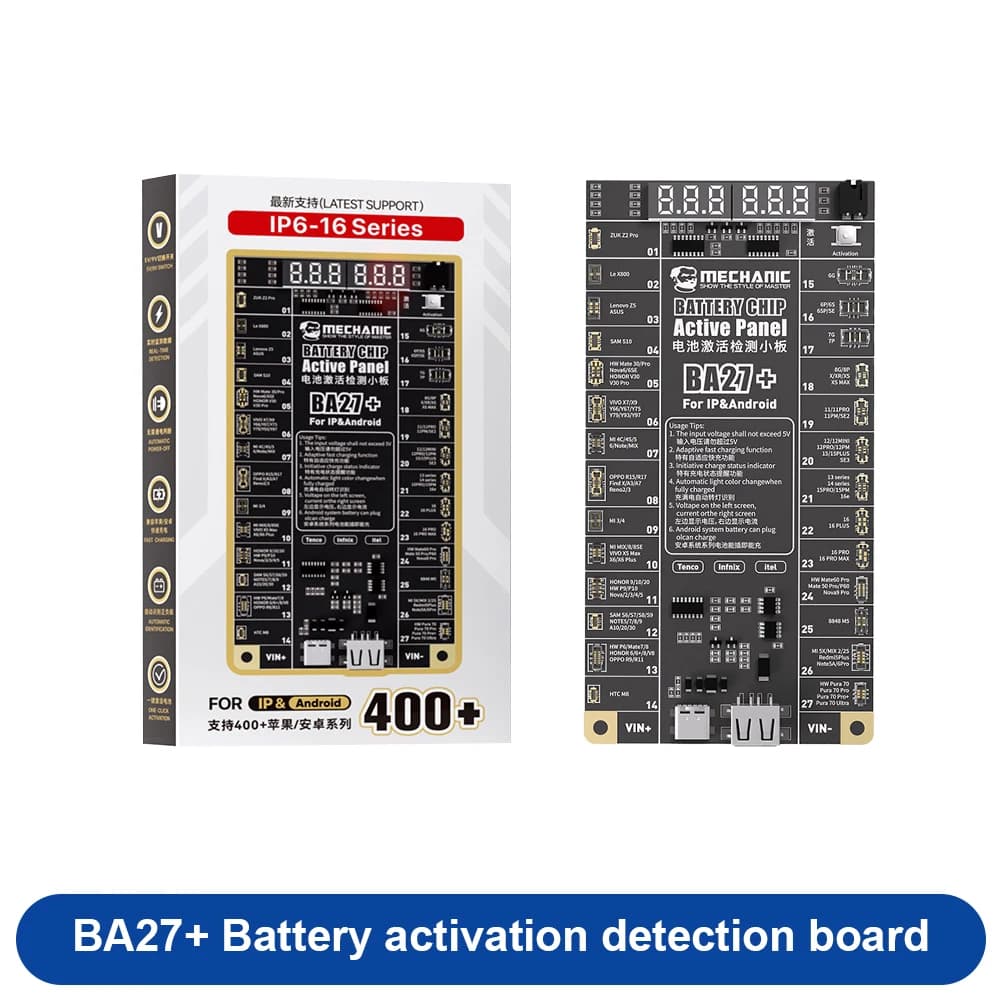 Carte de détection d'activation de batterie mécanique BA27 +, prend en charge les modèles Apple IP6-