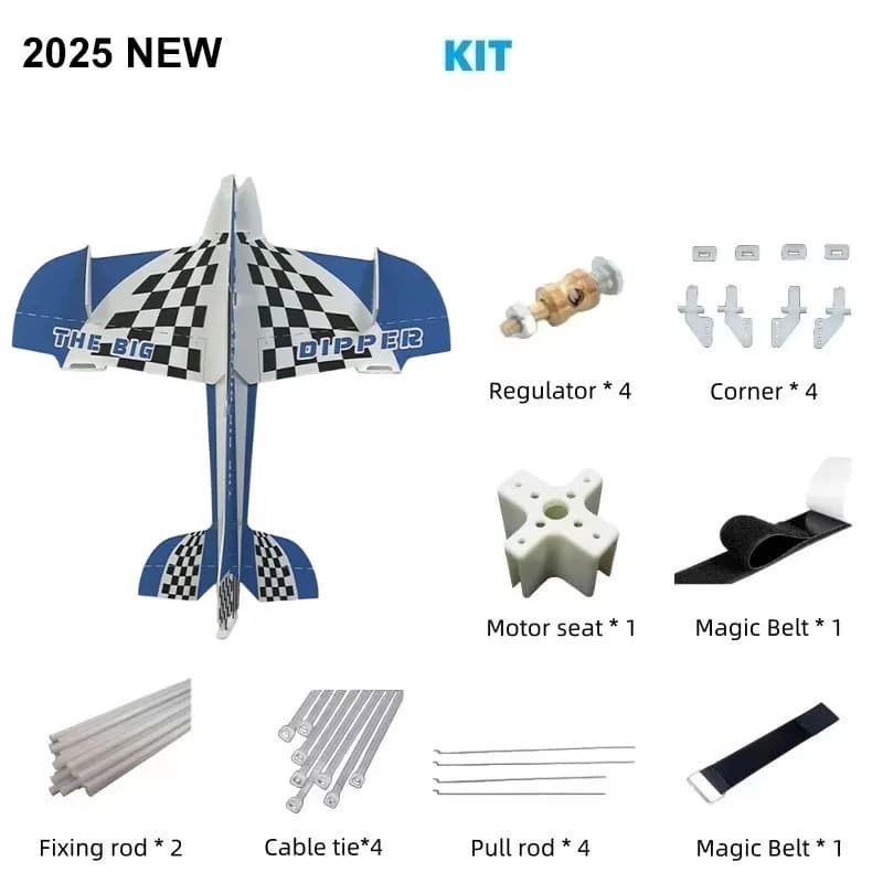 Nouveau 2025 3d vol voltige Rc avion bricolage assemblage Mercury tableau magique 330 modèle télécom