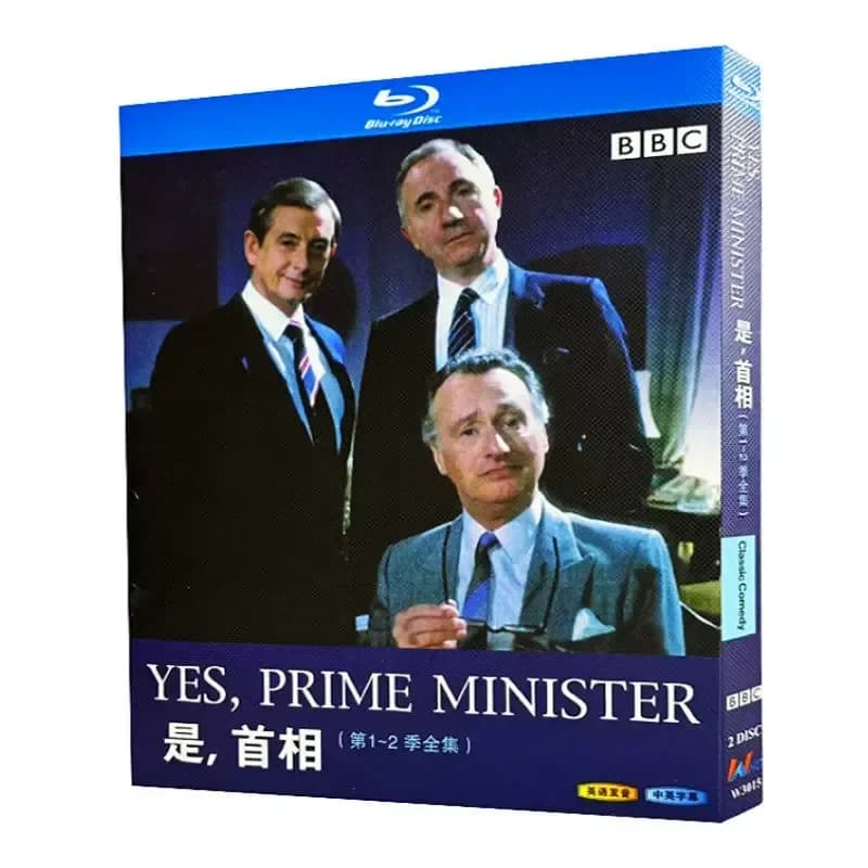 BD Blu-ray Disc Yes Minister Seasons 1-2 Série Policière Britannique 1080p Coffret DVD avec sous-tit