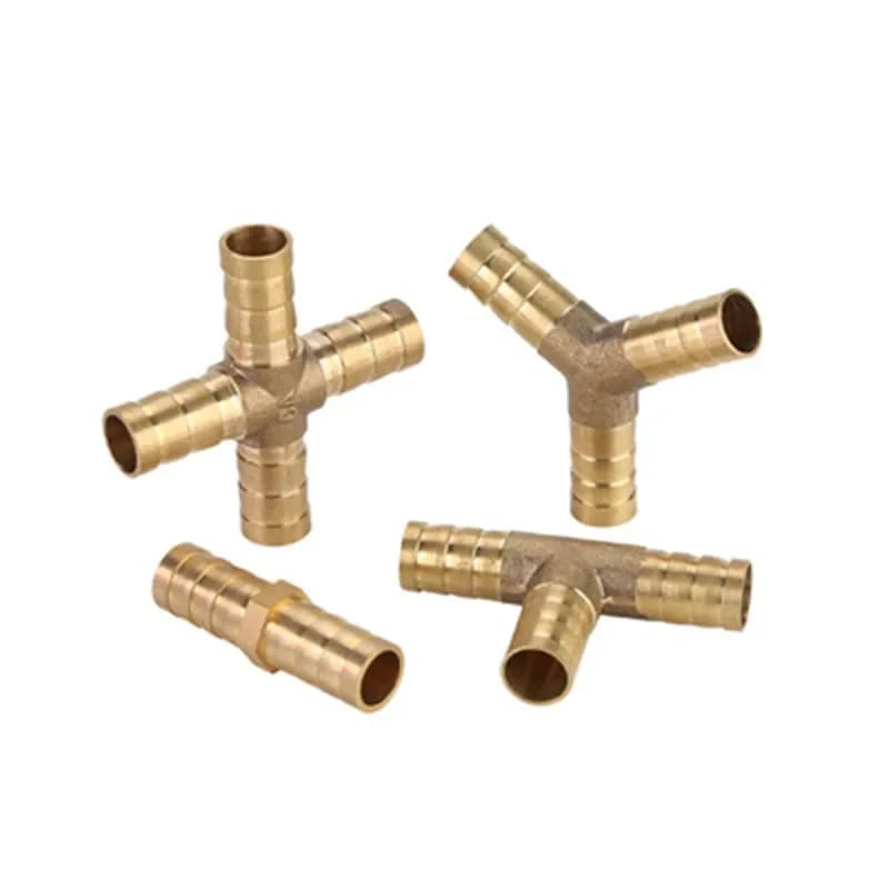 Joint en laiton pour tuyau de tour d'eau, raccords d'eau en cuivre de 4mm, 5mm, 6mm, 8mm, 10mm, 12mm