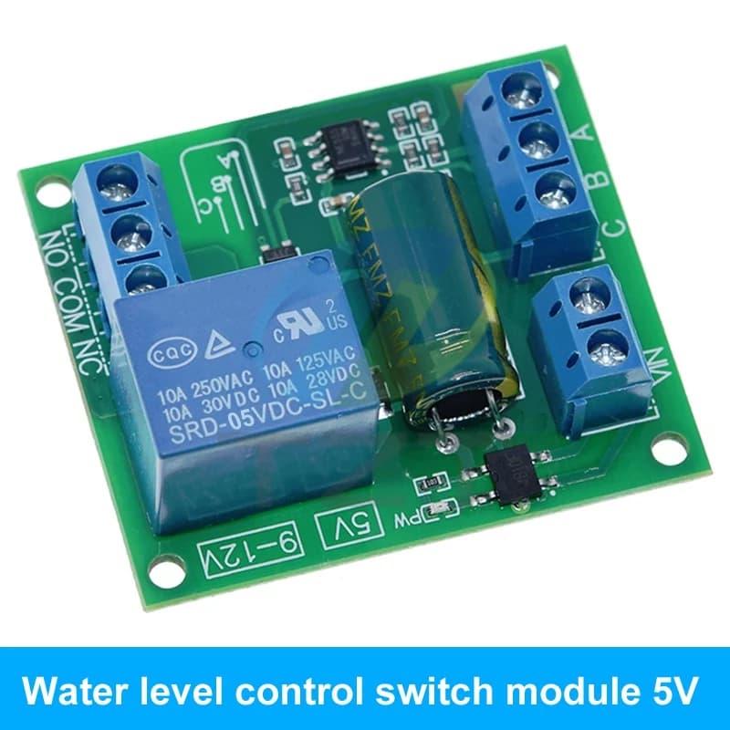 TZT – contrôleur automatique de niveau d'eau 5V/12V, relais, capteur de liquide, interrupteur, élect
