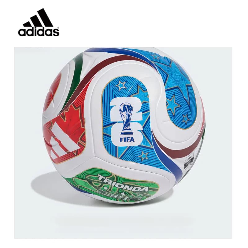Match d'entraînement de la Coupe du Monde 2026 d'Adidas n° 5 ballons de football, certifiés FIFA, JD