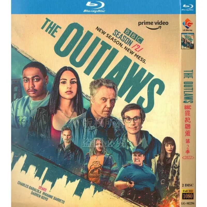 Série télévisée britannique de comédie policière Crime League Saison 1 et 2 BD Blu-ray 1080p Haute D