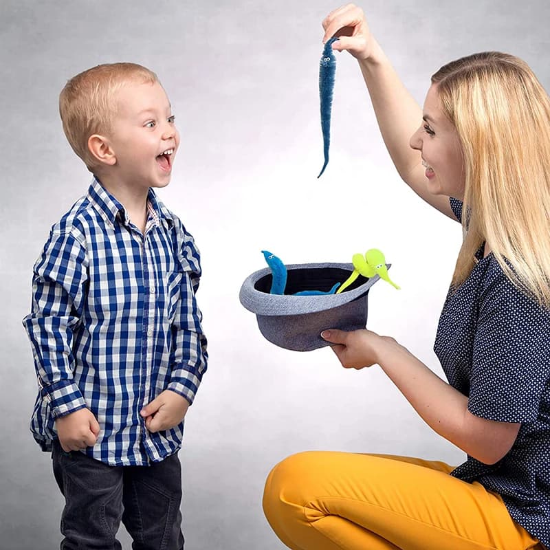 Accessoires magiques de ver flou 12 couleurs pour enfants débutants, ver torsadé Wiggly avec ficelle