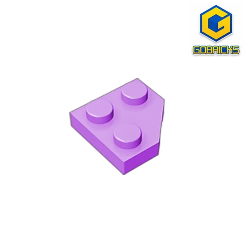 Gobricks GDS-1503 Wedge, Plate 2x2 Cut Coin compatible avec lego 26601 enfants DIY dos importer déce