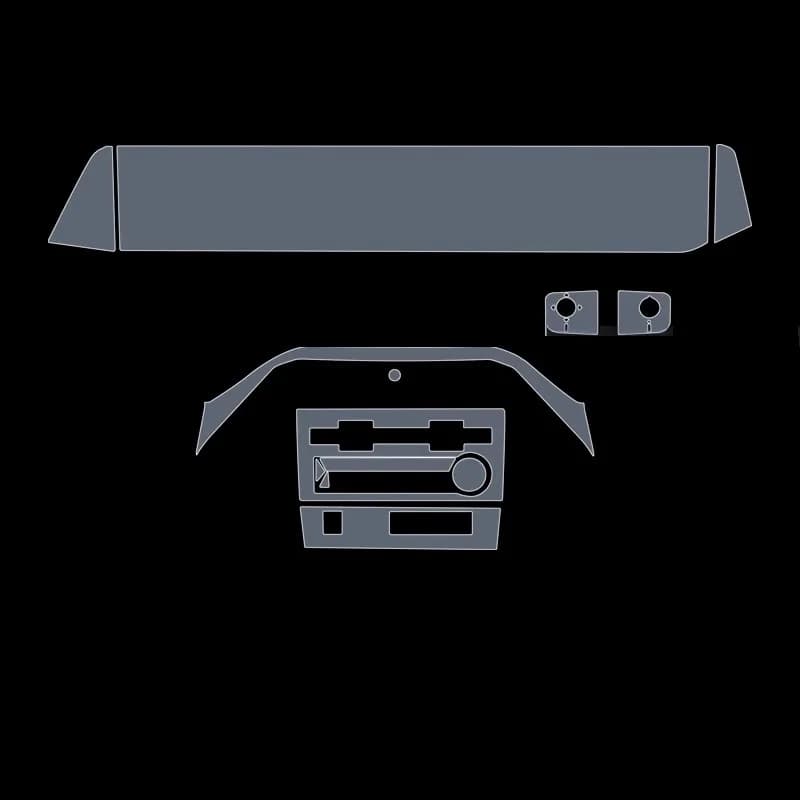 Film de protection transparent anti-rayures pour tableau de bord et navigation multimédia Nissan Pat