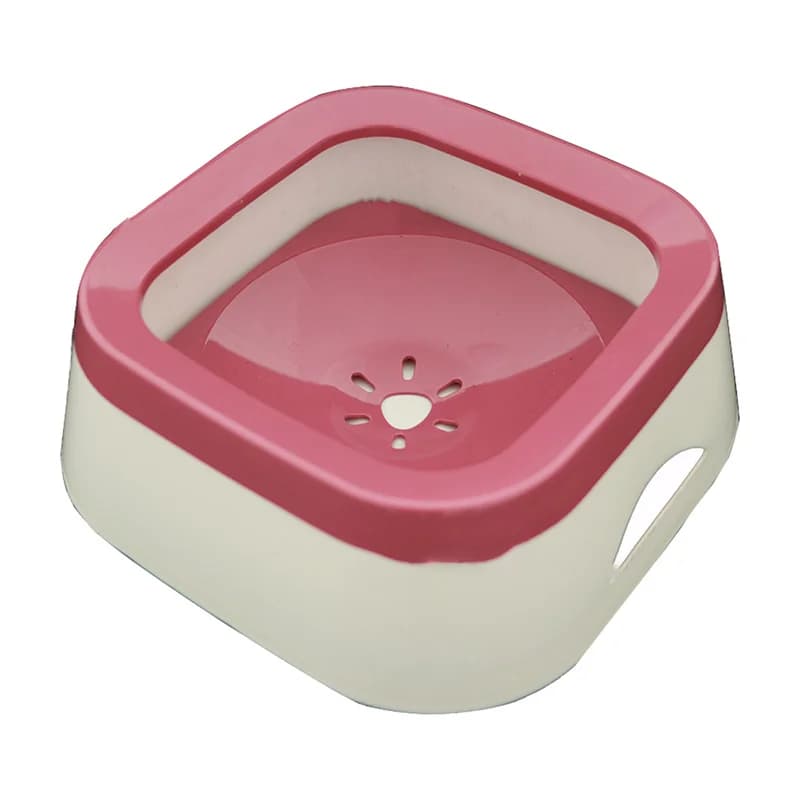 Bol d'eau potable pour chien, bol flottant à bouche Non mouillante pour chat sans déversement, distr