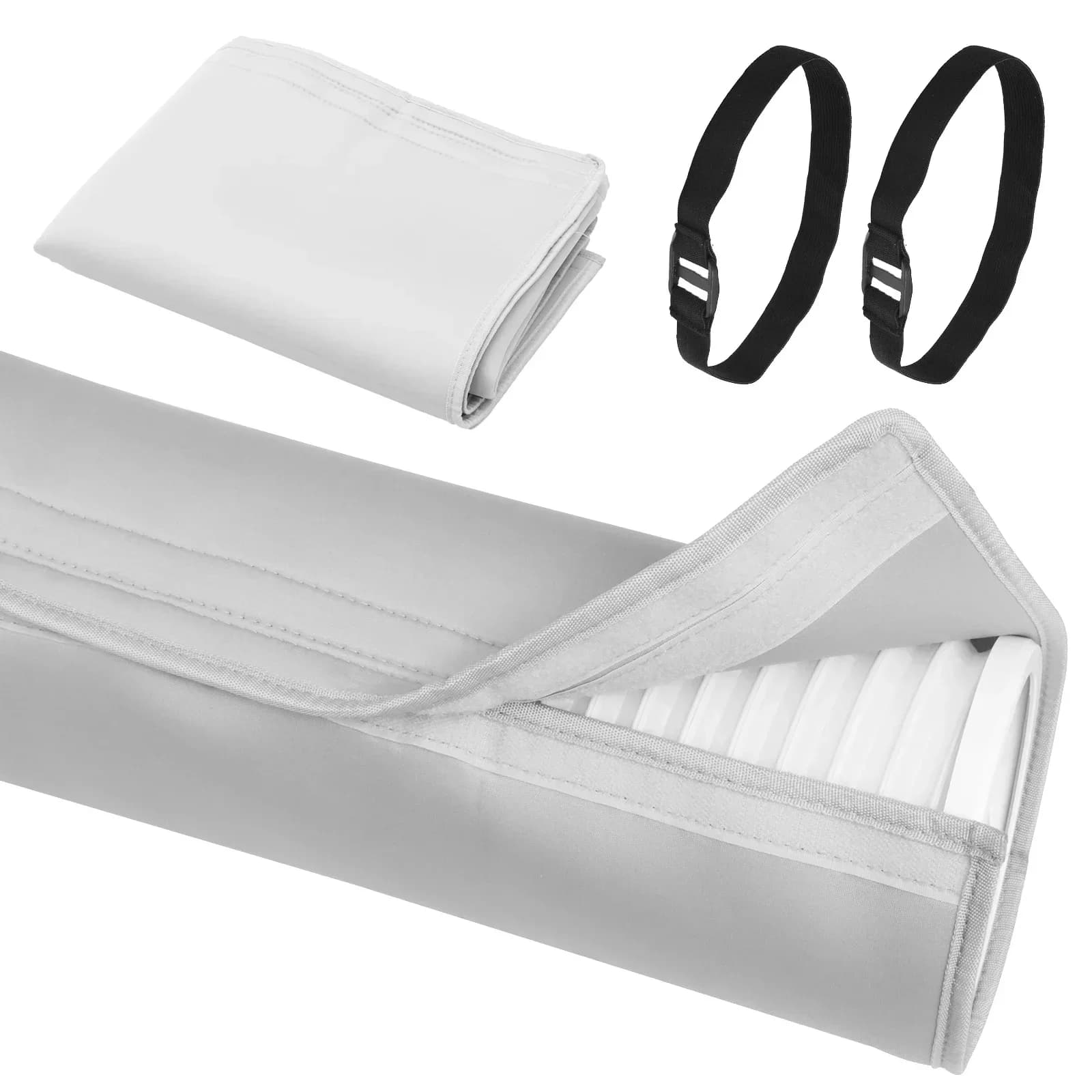 Couvercle universel de tuyau de climatiseur, enveloppe d'isolation thermique anti-poussière, couverc