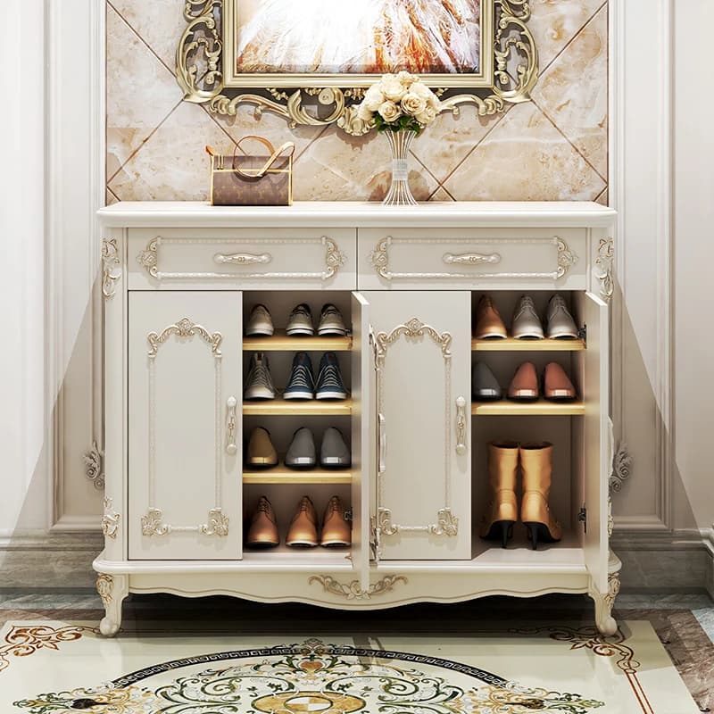 Étagère à chaussures de styliste nordique, organisateur de rangement, armoire à chaussures Mobile en