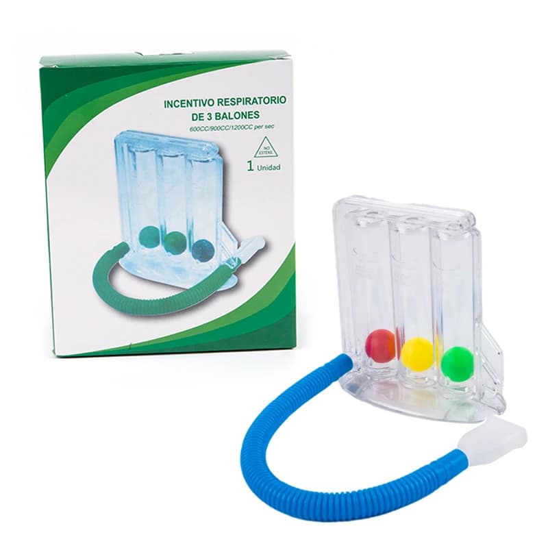 Exercice respiratoire à 3 balles, fonction pulmonaire, améliore la spirométrie respiratoire d'entraî