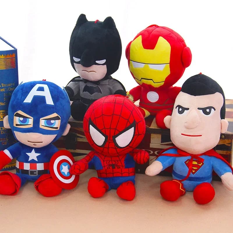 Jouets en peluche Spiderman pour enfants, poupées de film MarvelAvengers, peluche douce, services.co