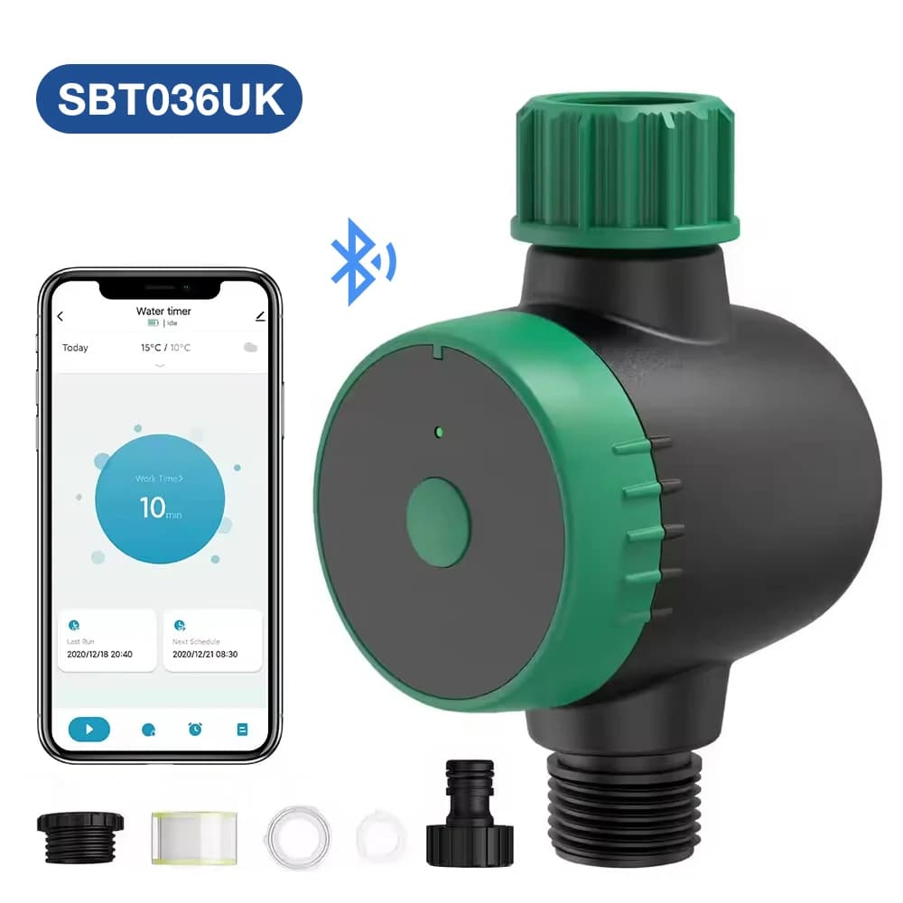 Programmateur d'arrosage de jardin sans fil WiFi, contrôleur à distance par application, kit d'irrig