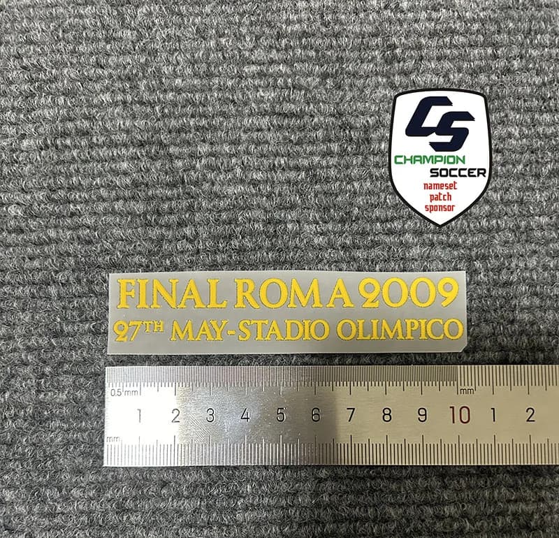Patch détaillé des matchs des finales de la Ligue des Champions 2009-2026