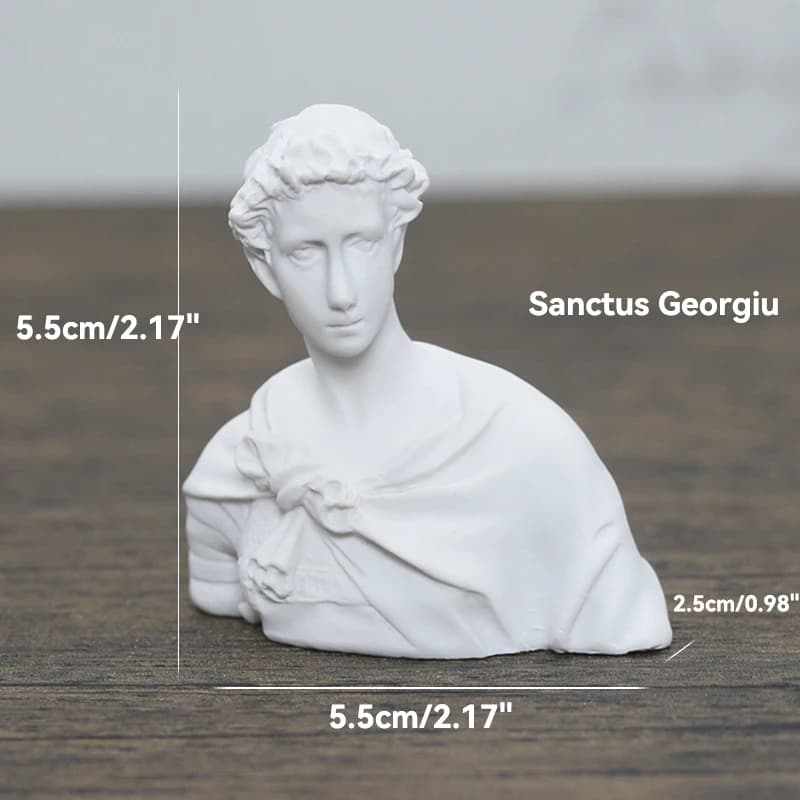 Mythologie grecque dieu déesse héros David Venus Mozart buste Figurine Sculpture Statue plâtre croqu
