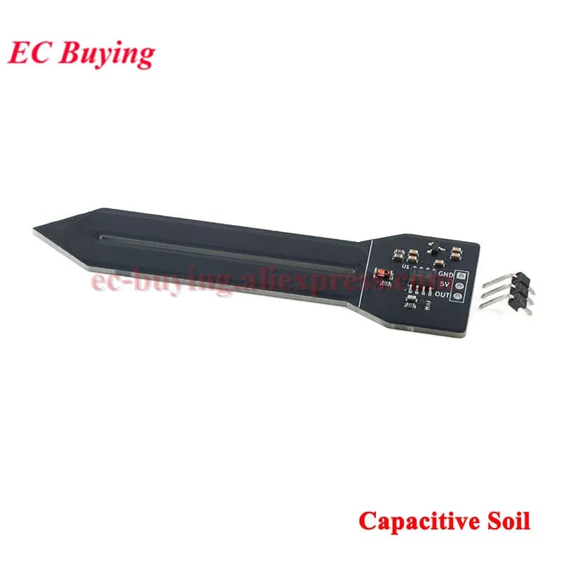 Module de capteur capacitif d'humidité du sol, détection de l'humidité du sol, 5V 12V, Module de con