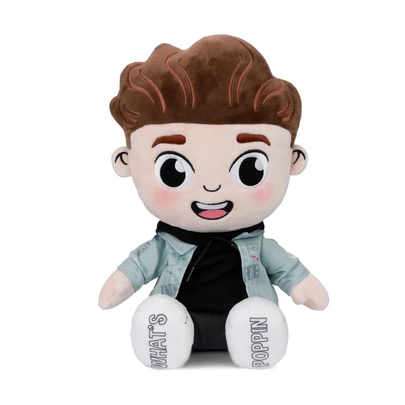 Jouet en peluche Lus brodé pour enfants, personnage de dessin animé mignon, jeu de beurre, jouets en