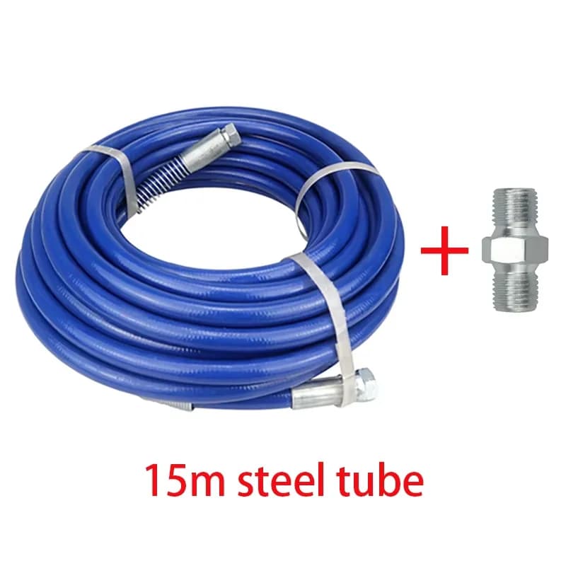 Pulvérisateur sans air pour peinture à mastic 1/4, tuyau haute pression 15M 20M 30M, fil d'acier ant