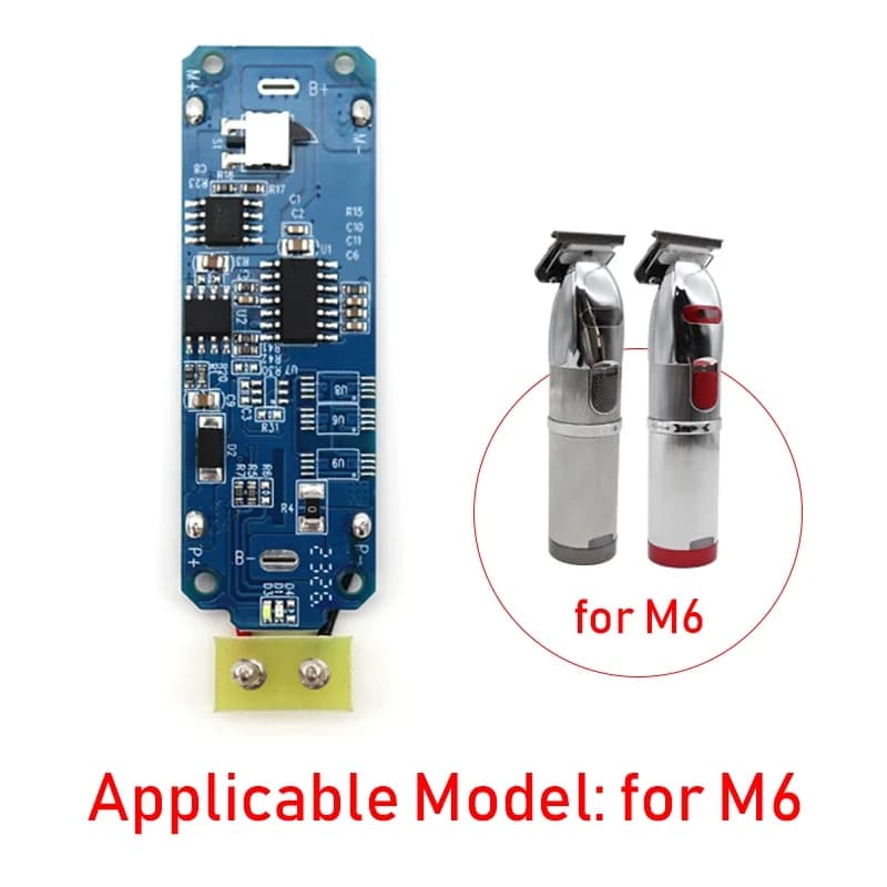 Carte mère de tondeuse à cheveux 100%, PCB d'origine s'applique aux pièces de réparation professionn