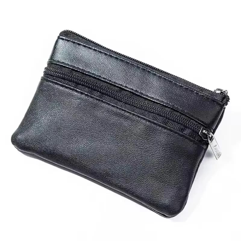 Femmes hommes porte-monnaie hommes petit sac portefeuille changement sacs à main fermeture éclair sa