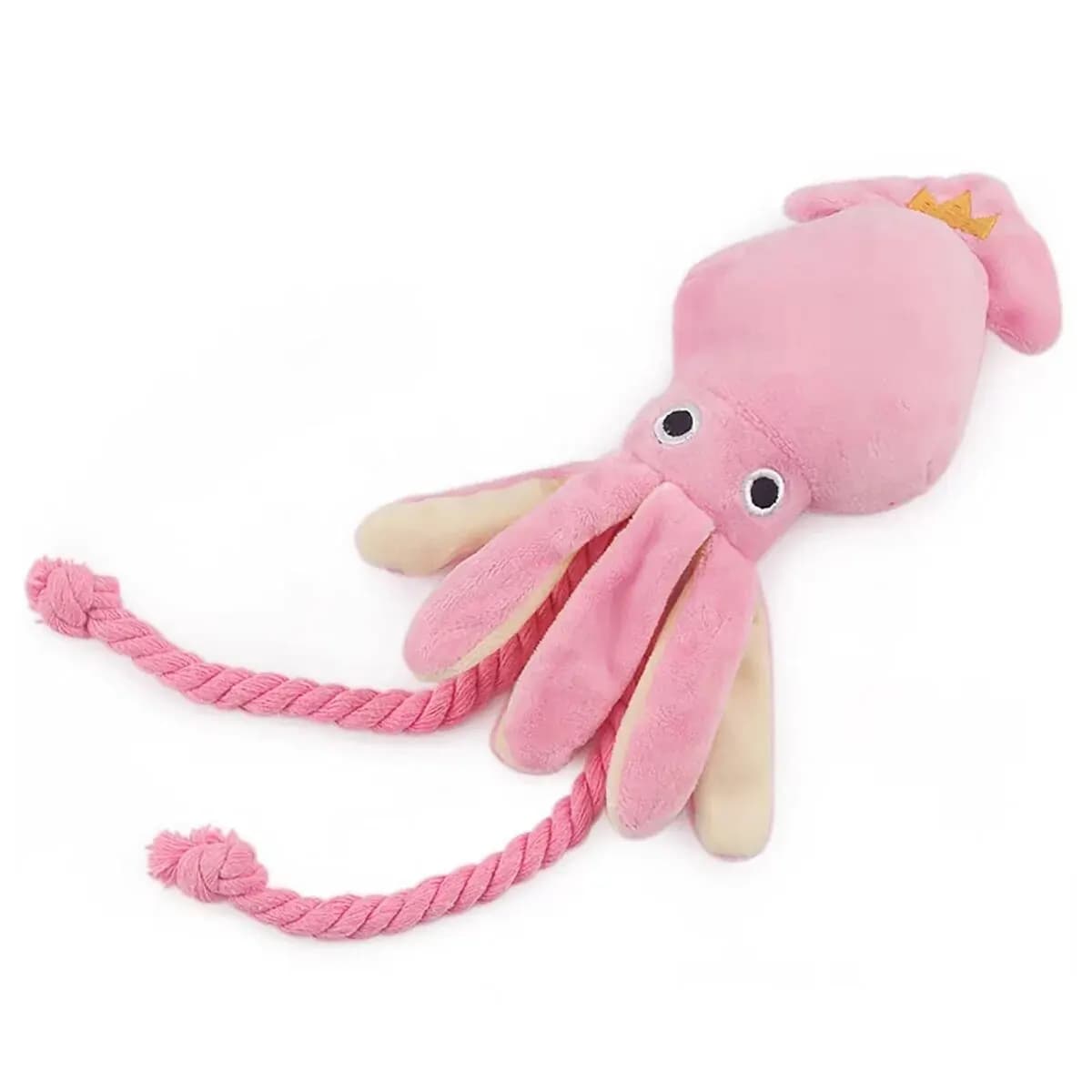 Jouet de ULen peluche poulpe pour animaux de compagnie, résistant aux morsures, amusant et coule, ad