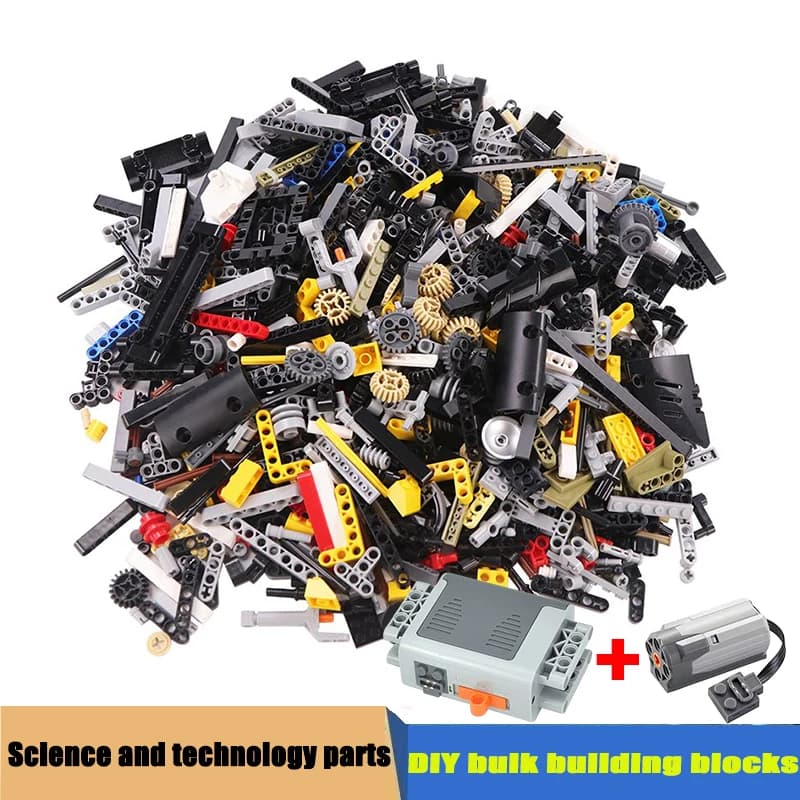 Pièces de base et pièces d'emballage mixtes de haute technologie, blocs de construction, modèle en v