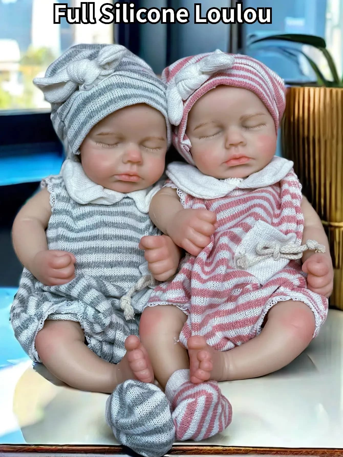 Poupée Loulou en silicone de 13 pouces, corps entier, garçon ou fille, bouche ouverte, faite à la ma