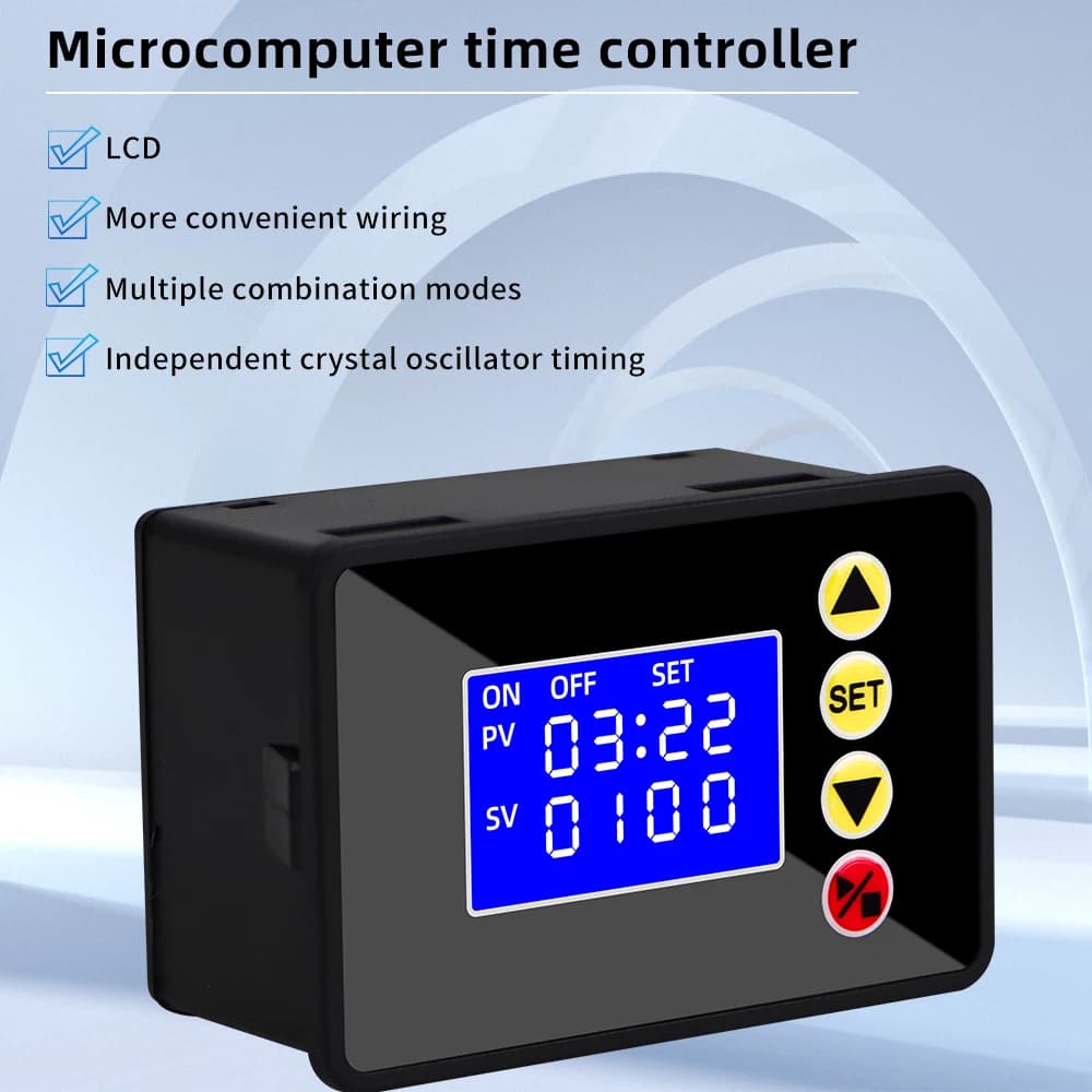 Timer-Minuterie programmable avec affichage numérique LCD
