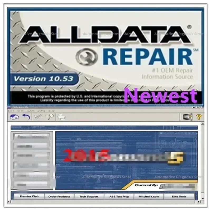 Le plus récent logiciel de réparation Alldata hors ligne 10.53 +