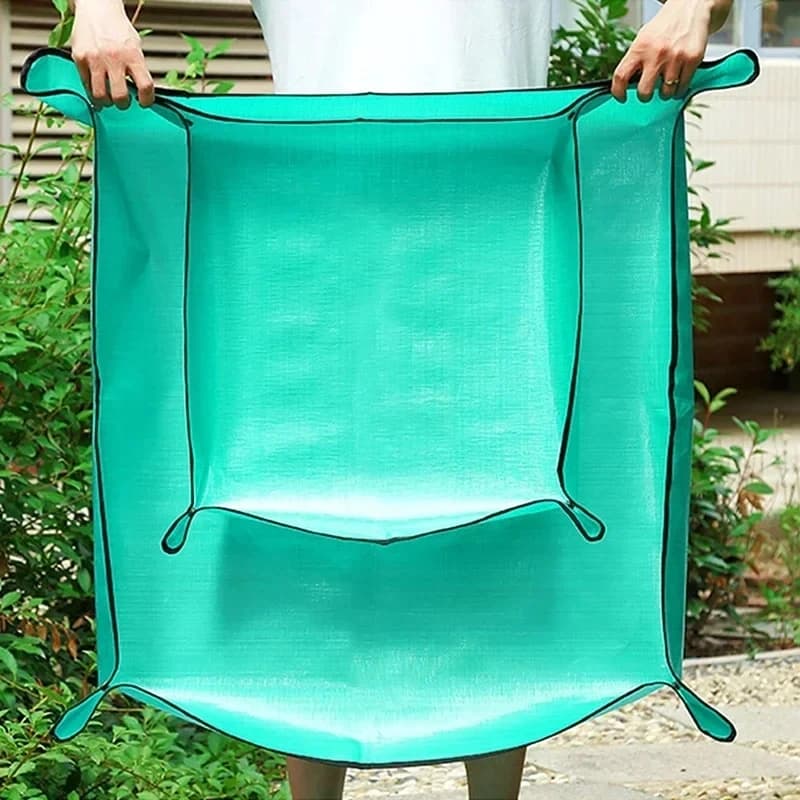 Tapis de régénération des plantes Tapis de transplantation imperméable Carré portable pliable et facile à nettoyer Tapis de transplantation succulente