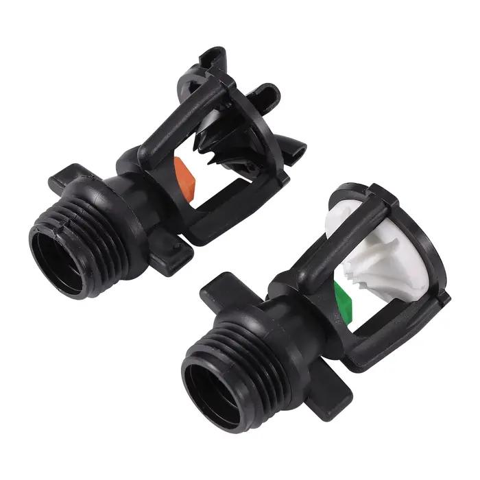 Arroseurs rotatifs à filetage mâle 1/2 ", arroseur d'eau d'irrigation pour pelouse 360 ° Système d