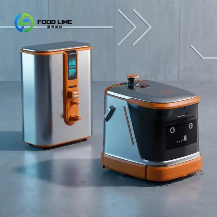 Robot autonome de nettoyage de sols commercial, commande PLC, nettoyage humide et sec, pour supermar