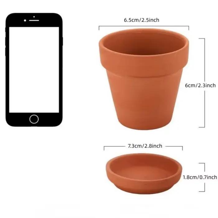 Pot en argile avec mini jardinières succulentes, pots de plantes à fleurs, fournitures de décoration
