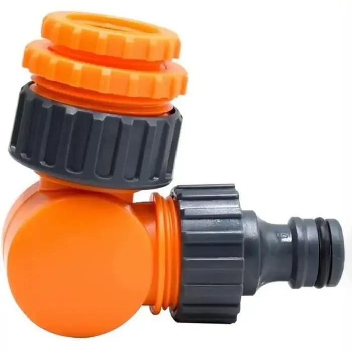 Adaptateur de robinet pour tuyau d'arrosage de jardin, connecteur rapide en plastique à clipser pour