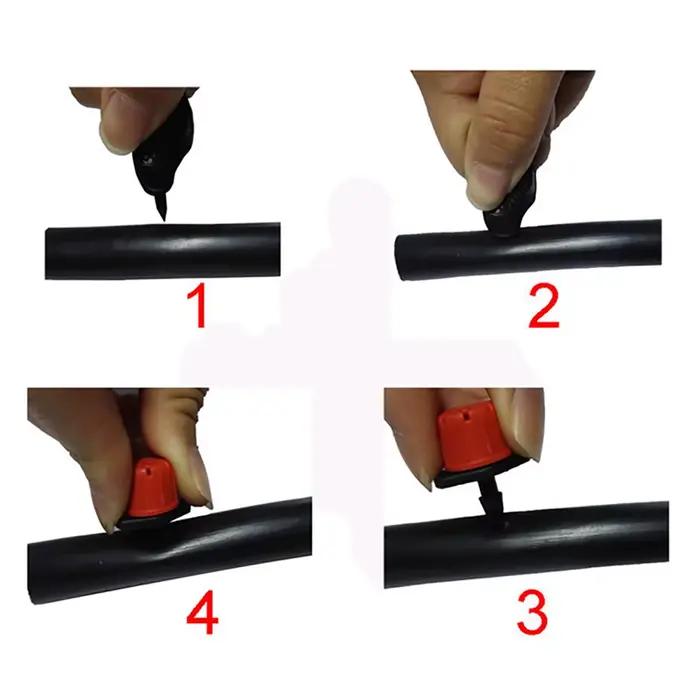 Perforateur pour raccords barbelés 1/4 ", utilisation dans le système de micro d'argile, mini poinço