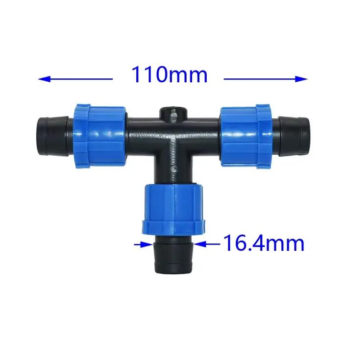 Connecteurs de bande d'égouttement d'irrigation 16mm, 5 pièces, connecteur de réparation de prise d'