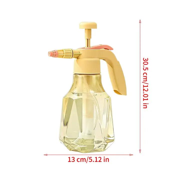 Pulvérisateur d'arrosage réglable 1,5 L, pompe à pression, anti-fuite, pulvérisateur manuel en plast
