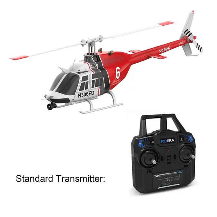 RC ERA C138 BELL 206 Jet Ranger 6 axes gyroscope stabilisé maintien d'altitude 4ch RC hélicoptère av