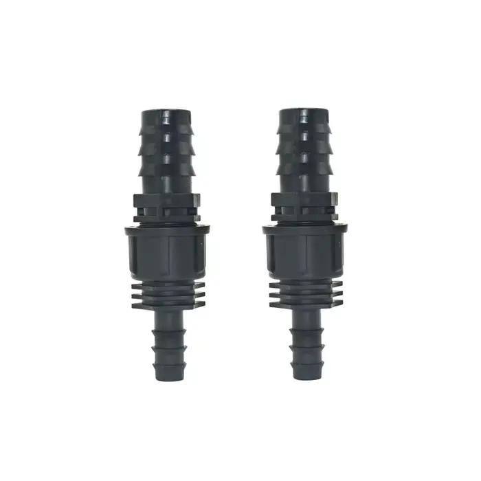 Tuyau d'arrosage 25mm à 16mm à 20mm, connecteur à barbe réducteur 1 "à 1/2 à 3/4 PE, connecteur de t