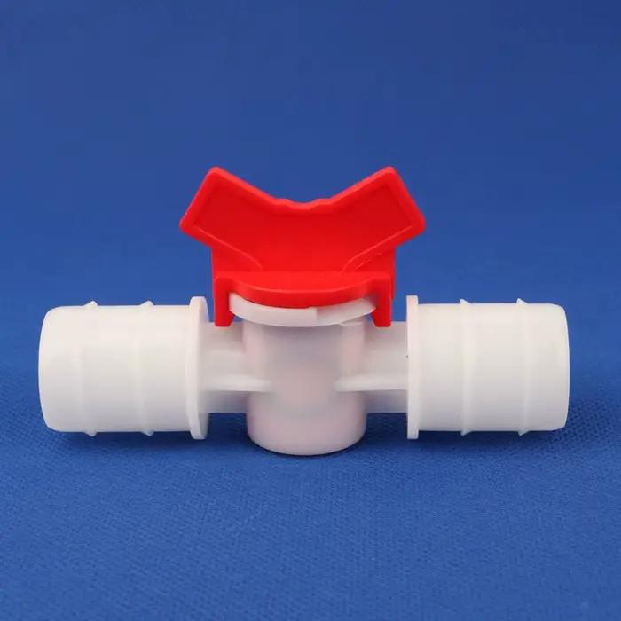 Robinet à Bille POM de 4 ~ 25mm pour Système d'Irrigation Goutte à Goutte, Joint de Tuyau, Connecteu