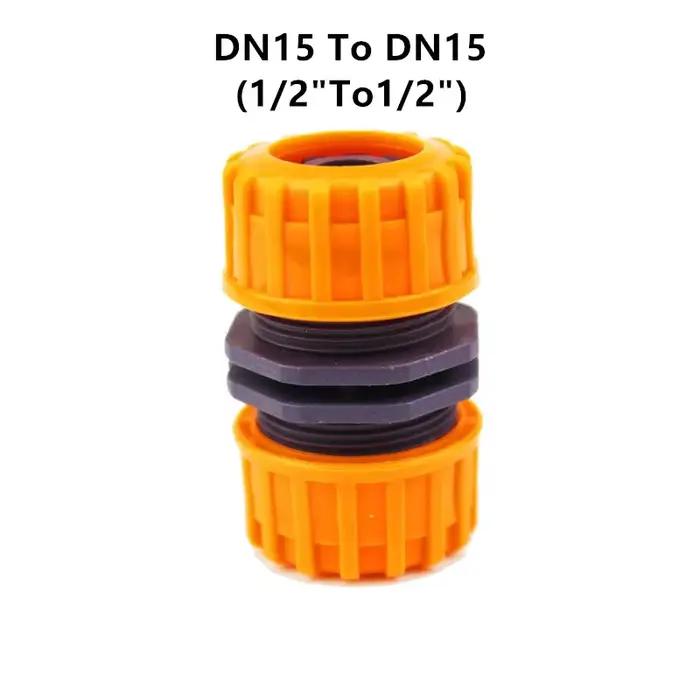 Raccord de tuyau d'arrosage 1/2" 3/4" 1" (12mm 19mm 25mm) – Connecteur coupe-eau pour réparation de