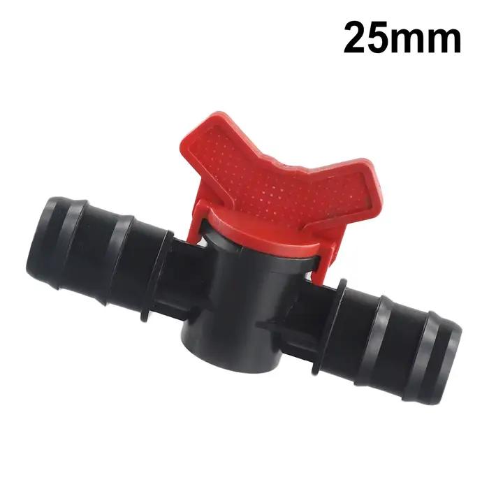 Robinet de tuyau d'arrosage DN15 DN20, Valve d'eau d'irrigation 16mm 20mm 25mm, connecteur d'arrêt d
