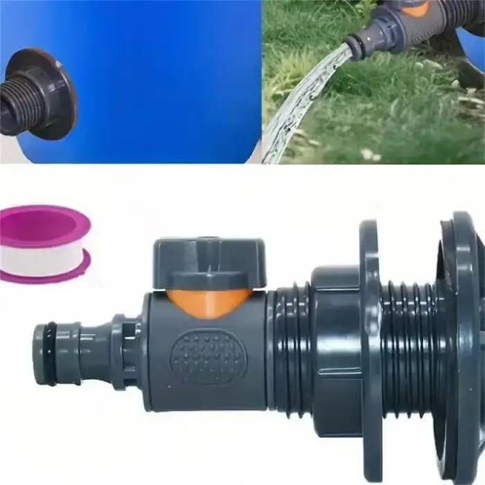 Connecteur à filetage externe 1/2"3/4“-DN15/20, 3 pièces/ensemble | Convient aux seaux d'irrigatio