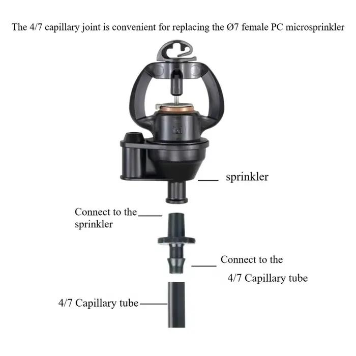 Lot de 10 têtes d'arrosage à compensation de pression haute capacité 35L 55L 100L, pulvérisateurs ag