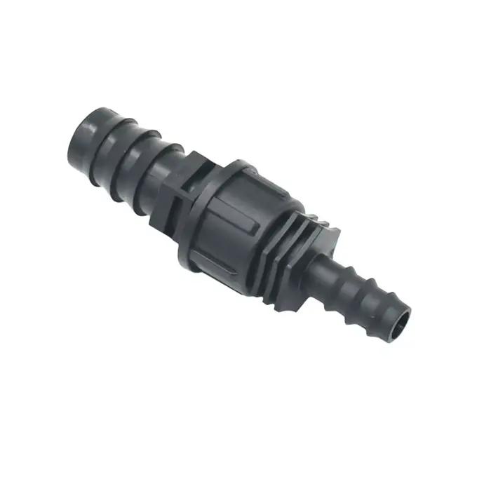 Tuyau d'arrosage 25mm à 16mm à 20mm, connecteur à barbe réducteur 1 "à 1/2 à 3/4 PE, connecteur de t