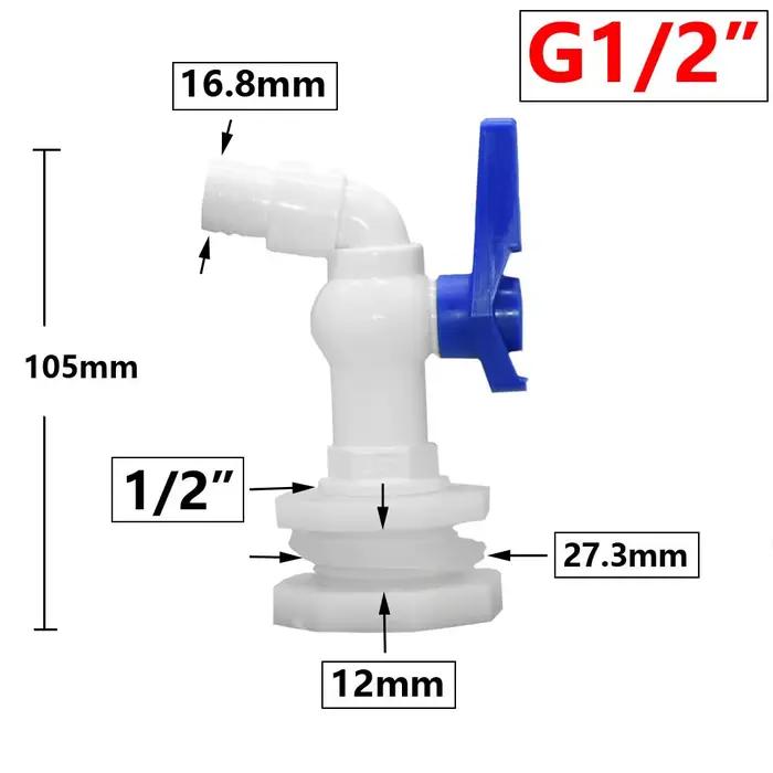 Adaptateur de Robinet IBC Précieux S60X6 à Filetage Grossier, Accessoire de Jardin, Classes Allergiq