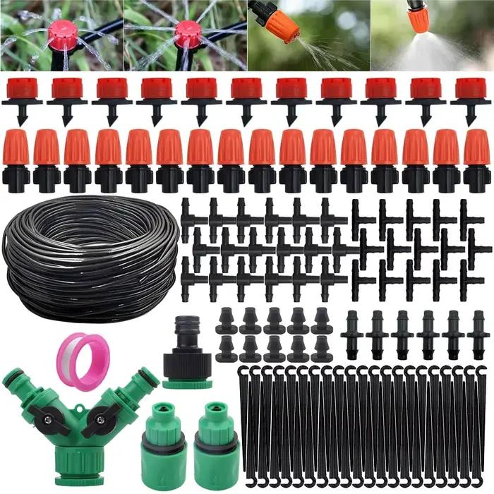Système d'irrigation goutte-à-goutte 30M, pour jardin, tube de Distribution vierge de 4/7mm, Kits d'