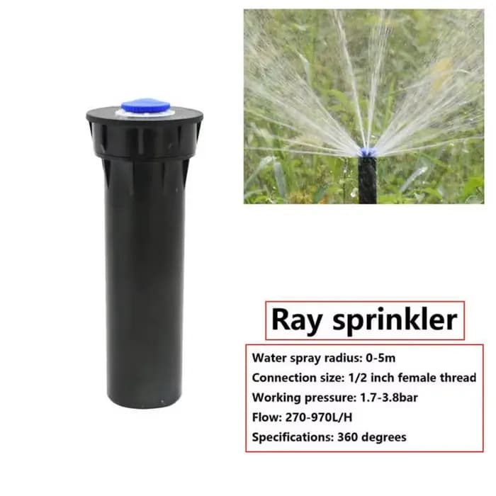 Arroseur rotatif pour pelouse de jardin, buse de diffusion à filetage mâle, arrosage rotatif automat
